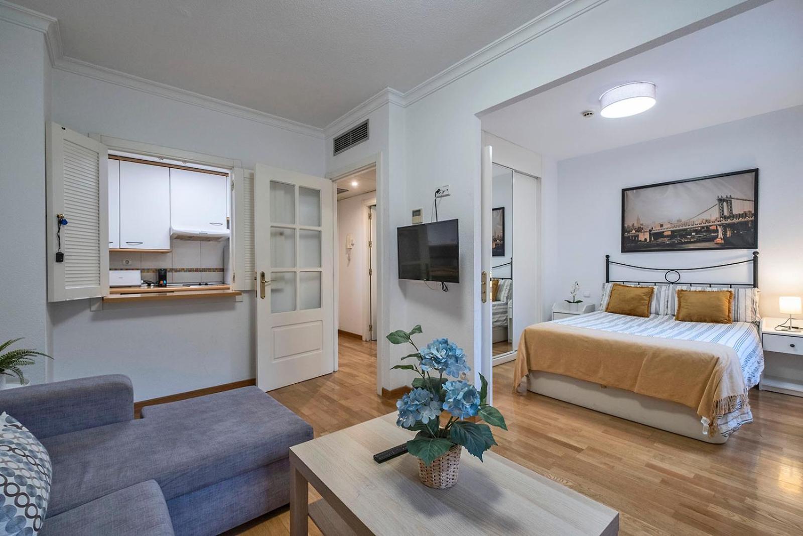 Apartamento Wanda Ifema Con Parking Y Piscina 马德里 外观 照片